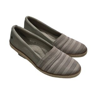 Grasshoppers Gray/Silver Wedge Blaise Wedge Slip-On woman size 8W